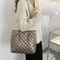 #A Autumn Winter Ladies Handbags Quilted Top-handle Bags Chain Solid Travel Satc