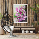 Drawing Paintwork Flower Home Wall Living Room Decoration 40x50cm Without Fra