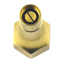 2pcs Tire Air Chuck for Tire Pump Inflator Gauge Brass Screw-On Tire Air Chuck