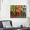 Colored Streets Frameless Picture Oil Paint By Numbers Hand Painted Picture
