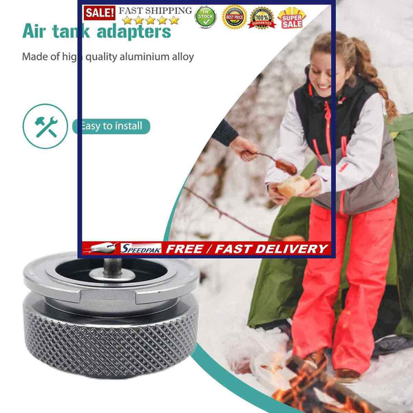 Aluminum Alloy Air Tank Connector Practical Gas Bottle Converts Head for Cooking