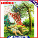 40x50cm Two Old Girlfriend Frameless Oil Paint By Numbers DIY Painting Craft Kit