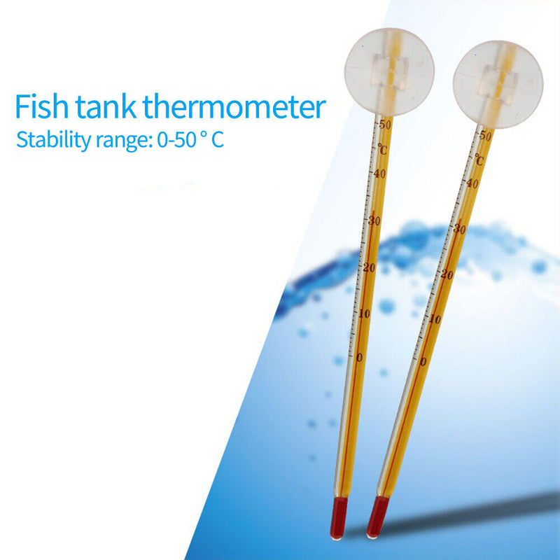 Turtle Fish Tank Glass Suction Cup Temperature Meter Anti Dropping Thermometer