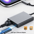 Mobile Phone 1000Mbps Ethernet Adapter LAN Converter Type-C to RJ45 USB 3.1