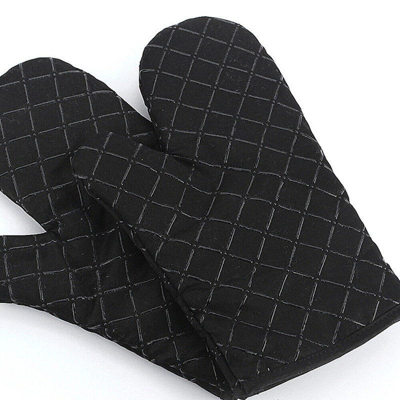 Kitchen Oven Silicone Baking Gloves Household Non-Slip Thickened Cooking Glov