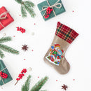 DIY 5D Diamond Painting Christmas Rhinestone Sock Art Embroidery Mosaic Gif