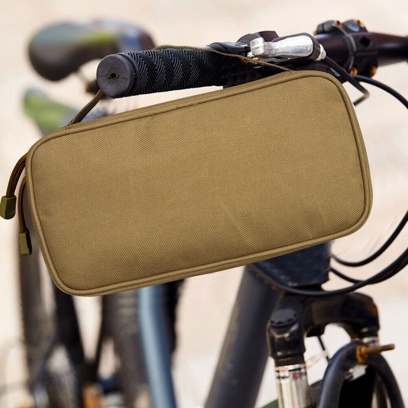 Outdoor Travel Camping EDC Tool Storage Bag First Aid Kits Pouch (Khaki) Newly