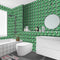 10pcs Retro Floor Tiles Wall Stickers Self-Adhesive Waterproof PVC Decals Mural