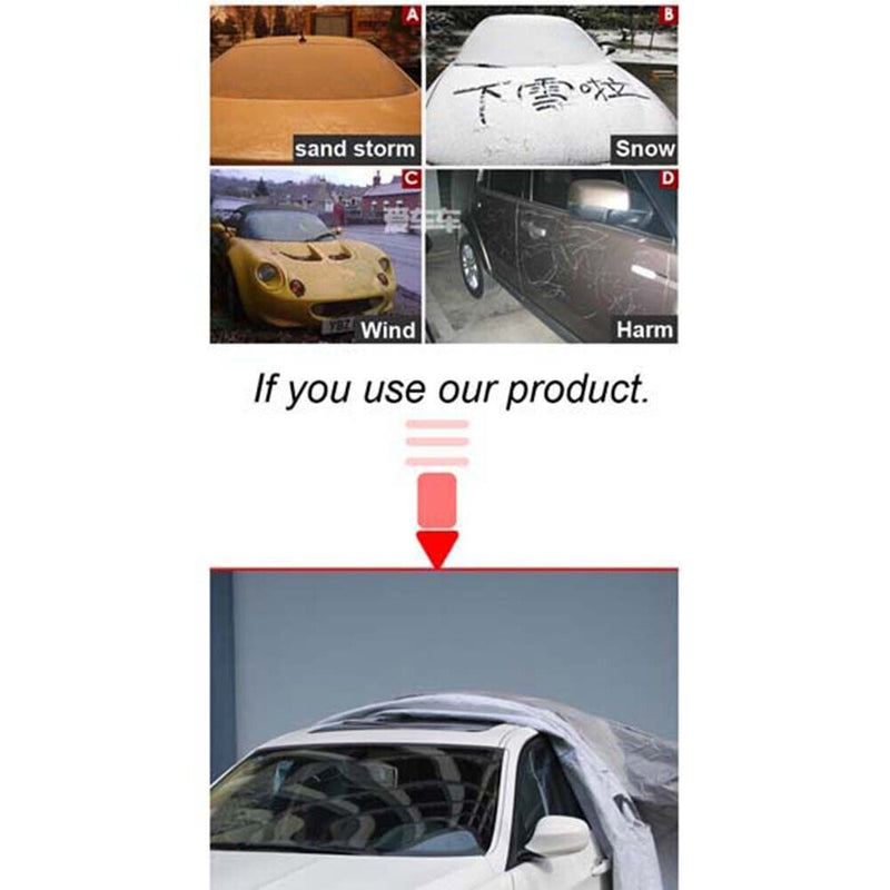 Protective Waterproof Dustproof Hatchback Tarpaulin Protector Cover Accessories