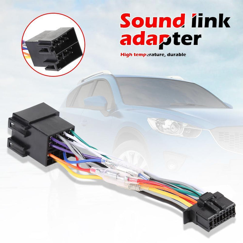 Car Stereo Radio 16 Pin ISO Standard Wiring Harness Connector Plug for Pioneer