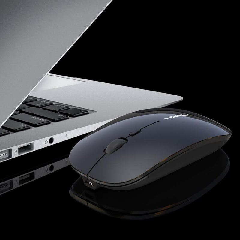 HXSJ M60 Rechargeable Wireless Optical Mouse Mute Office Mice for PC Computer