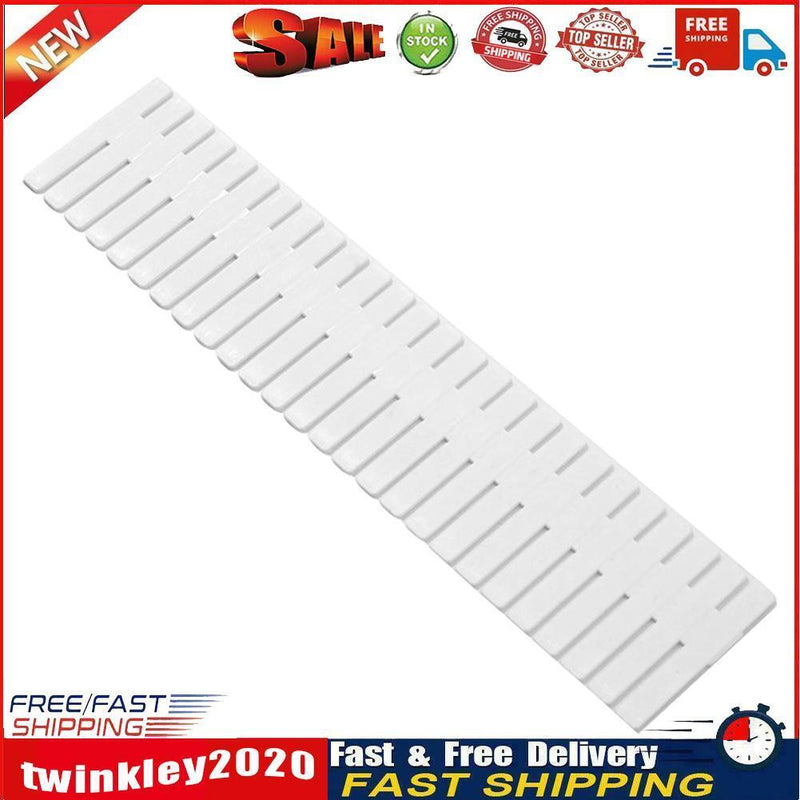 DIY Drawer Divider Household Storage Shelves Partition Board (4pcs White) Newly