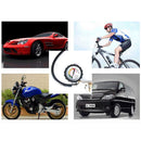 AUTO TRUCK TYRE TIRE AIR INFLATOR DIAL PRESSURE METER GAUGE COMPRESSOR TOOL