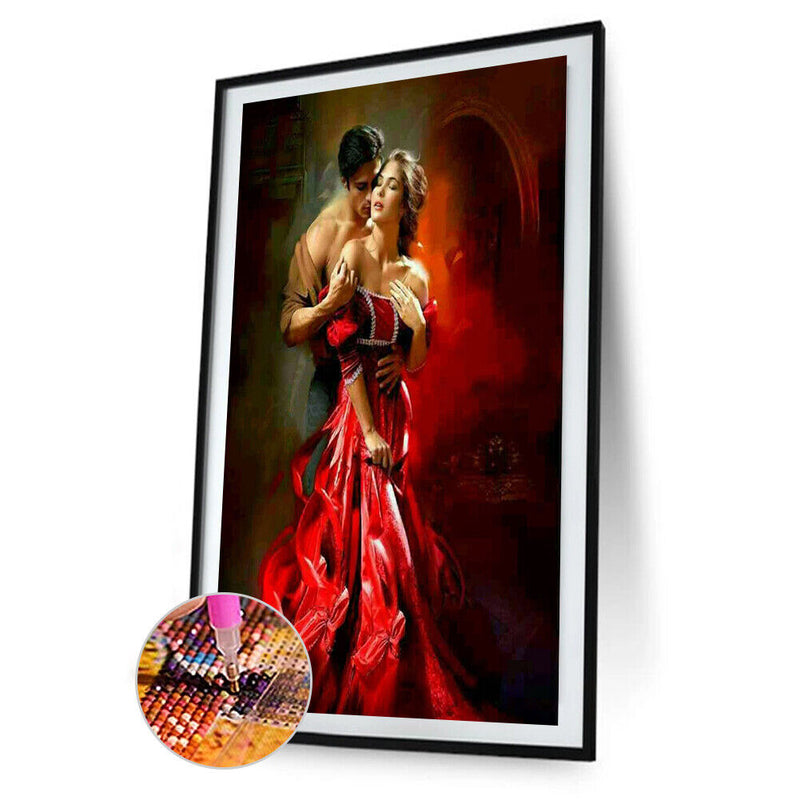 5D DIY Full Drill Diamond Painting Dancing Lovers Cross Stitch Embroidery Newly