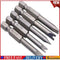 5pcs 50mm U4-U8 S2 Alloy Steel Magnetic U Shaped Electric Screwdriver Bits #F