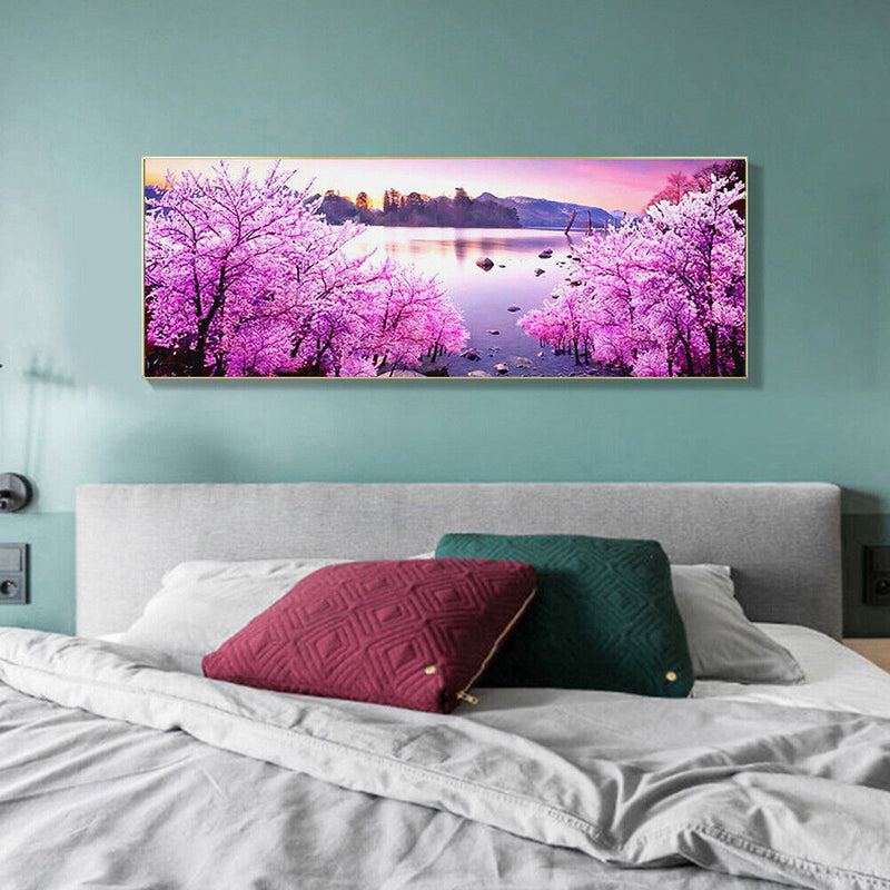 Seaside Plants 5D DIY Full Round Drill Diamond Painting Embroidery Needlework