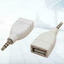 Converters Adapters USB 2.0 Female to 3.5mm Male AUX A6Z5 BEST Jack Car R1G1