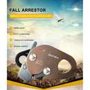 Outdoor Rock Climbing Rappelling 22KN Abseiling Descender Downhill Device Newly