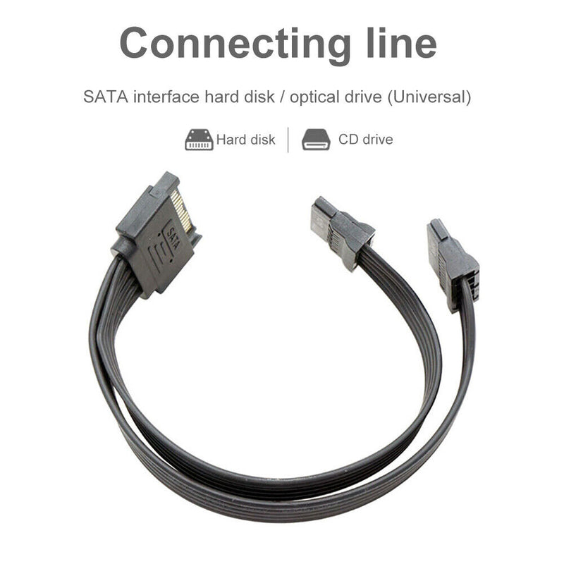 SATA 15pin Male To Female Extension Cable Connector for Computer Hard Disk