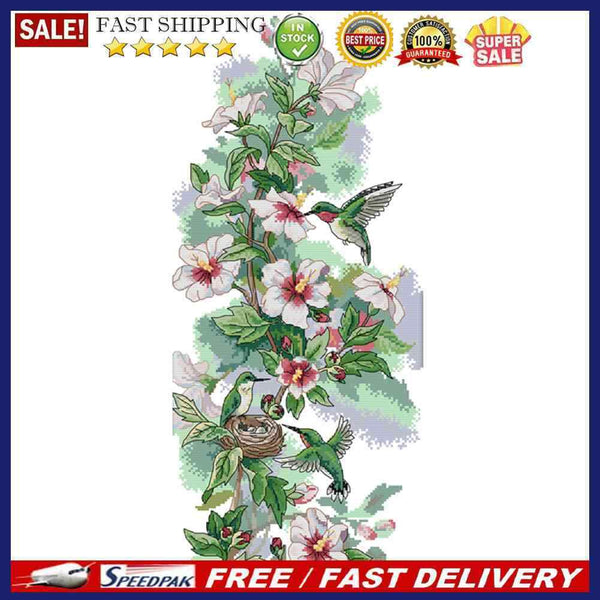 Warm Animals DIY Needlework 11CT Ornaments Art Stamped Canvas Kit Cross Stitc