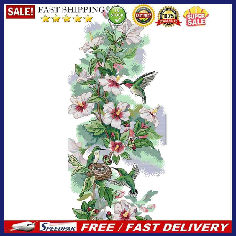 Warm Animals DIY Needlework 11CT Ornaments Art Stamped Canvas Kit Cross Stitc