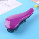 Hair Comb Detangle Hairbrush Massage Brush Curly Styling Tool (Purple)