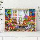 5D DIY Full Drill Diamond Painting Flower Shop Cross Stitch Craft Embroidery Kit