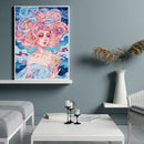 Oil Paint By Numbers Painting Girl Coloring Picture Digital Drawing