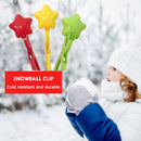 Star Snowball Maker Clip Winter Snow Clay Sand Outdoor Kid Play Toys Random