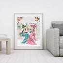 Leisurely Noblewoman Oil Canvas Picture DIY Hand Painted Paint By Numbers Kit