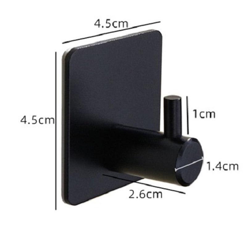Wall Hooks - Bathroom Kitchen Supplies 4 Pack Stick on Wall Adhesive Door Hooks