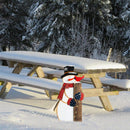 Snowman Gauge - Party Decoration - Measurement Welcome Yard Sign_