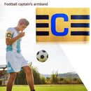 Adjustable Arm Band Nylon Breathable Football Captain Armband Band (Yellow)