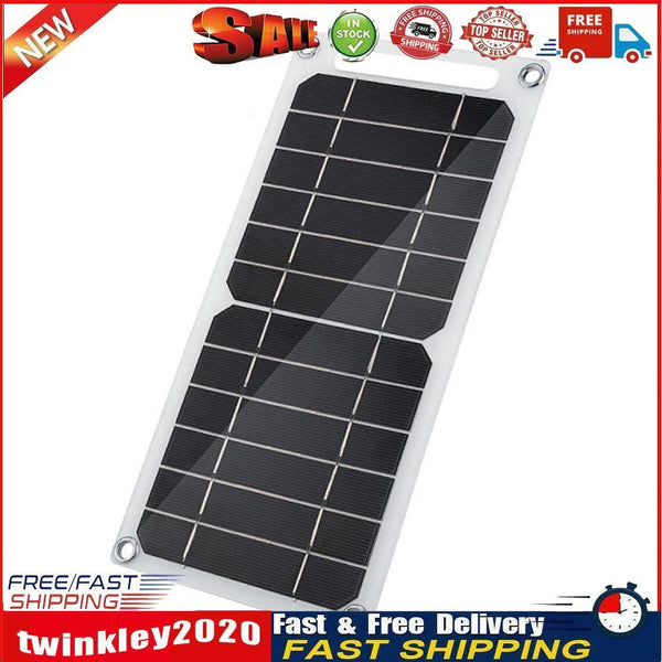 USB Solar Panel Outdoor 6W 5V Travel Solar Charger Generator Power Bank Newly