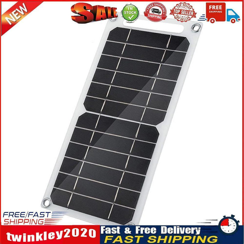 USB Solar Panel Outdoor 6W 5V Travel Solar Charger Generator Power Bank Newly
