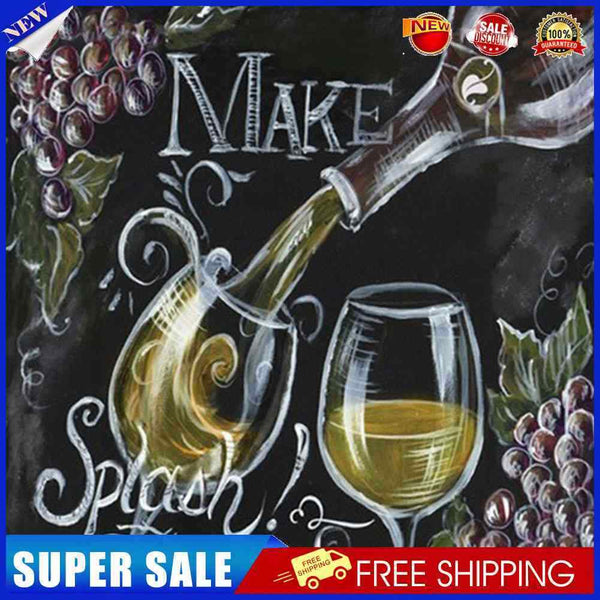 Champagne Stemware Diamond Painting Rhinestone Full Round Drill for Decorat