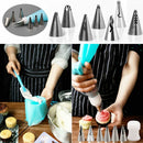 Pastry Tips Cupcake Baking Mold Icing Piping Nozzles Stainless Steel Russian