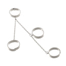 Women Open Adjustable Multi-Layer Hip Pop Jewelry Finger Rings Punk