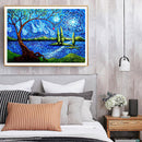 Full Drill Mosaic Rhinestone Picture DIY Living Tree Diamond Painting Wall