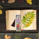 DIY Special Shaped Diamond Painting House Leather Bookmark Tassel Marker Newly