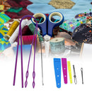 9pcs Home Sewing Tool Sets Needle Threader Crochet Needle Support Clip