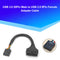 15cm USB 3.0 to USB 2.0 Wire 20 Pin Male to 9 Pin Female Adapter Cable