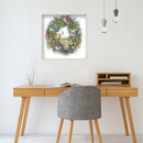 11CT Printed Partial Embroidery Wreath Needlework DIY Cross Stitch Needlework