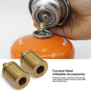 Camping Stove Inflatable Valve Adapter Gas Refill for Outdoor Hiking Stove