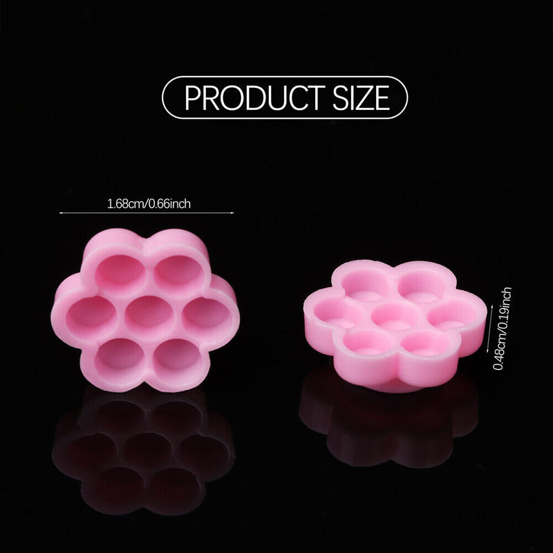 Volume Eyelashes Extension Plastic Glue Cups Disposable Lash Glue Glue Rings