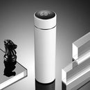 Digital Thermal Water Cup Touch Display Temperature Vacuum Flasks (White) Newly