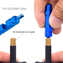 Bicycle Tire Air Nozzle Wrench Valve Core Disassembly Tube Tools (Blue) Newly