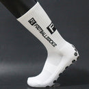 Non Slip Round Silicone Unisex Football Sock Training Dispensing Sport Stocki