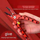 Outdoor Spring Fishing Lures Pliers Fish Hook Remover Line Cutter (Red) Newly