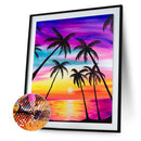 5D DIY Full Drill Diamond Painting Sea View Embroidery Mosaic Craft Kits Deco